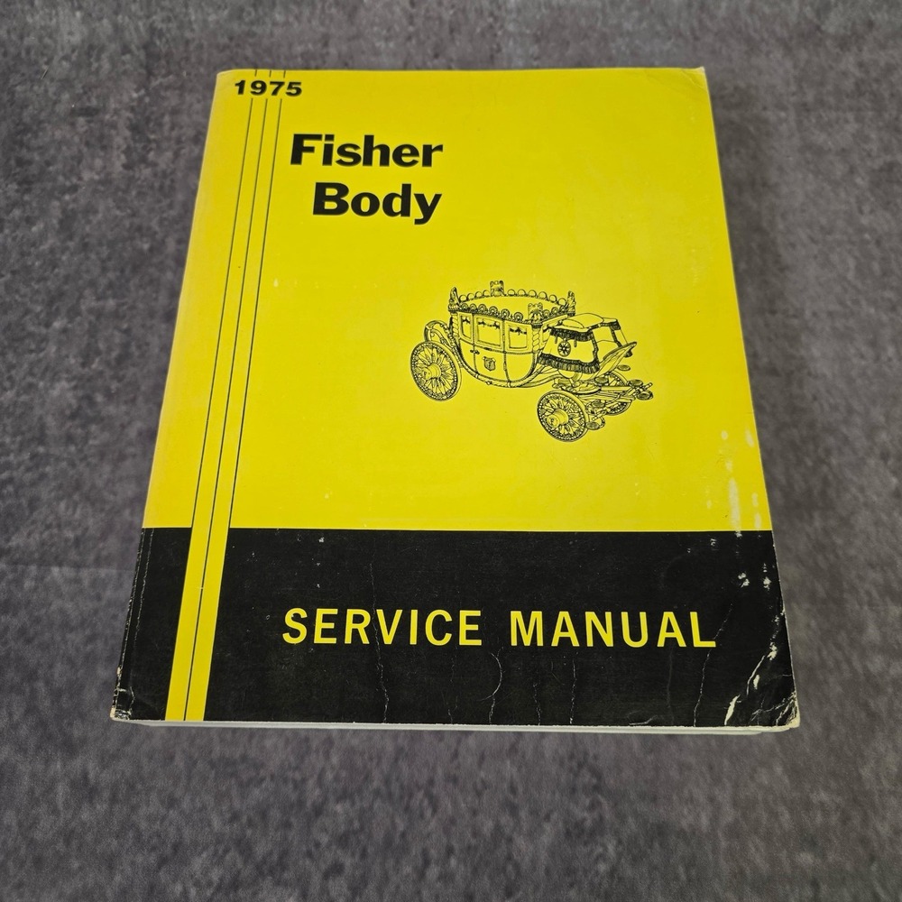 1975 Fisher Body Service Manual GM OEM Buick Cadillac Chevrolet Pontiac Olds